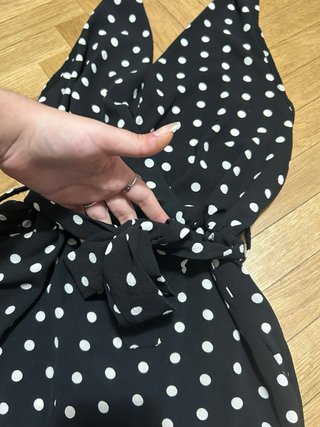 Mono largo lunares halter