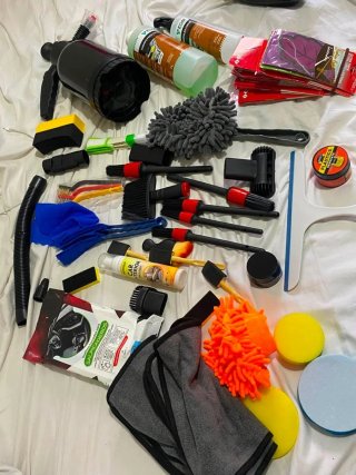 kit completo para limpieza de coche