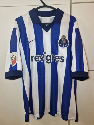 Camisola FC Porto Deco 10 Autografada 2002/03