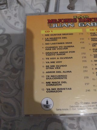 CD Las Mejores Rancheras de Juan Gabriel