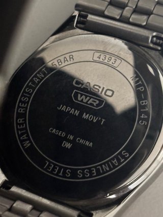 Casio Reloj Analógico Cuarzo con Fecha