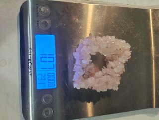 Bracciale Quarzo Rosa Chips Naturale 107g