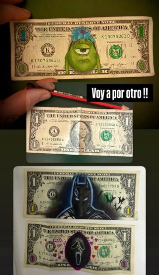 Billetes personalizados hechos a mano
