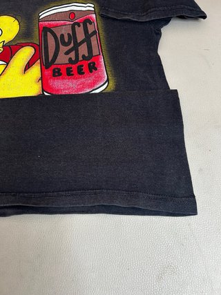 T-shirt vintage Homer Simpson "Duff Beer" taglia M