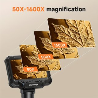 Microscopio Digital 10.92cm 1000X HD 1080P