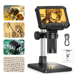Microscopio Digital 10.92cm 1000X HD 1080P