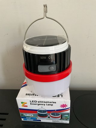Lampada LED Campeggio Solare USB