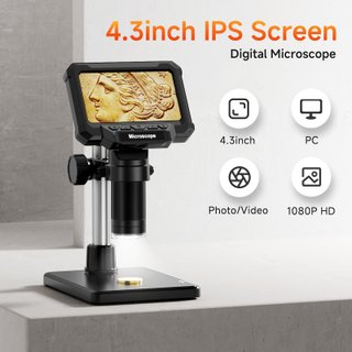 Microscopio Digital 10.92cm 1000X HD 1080P
