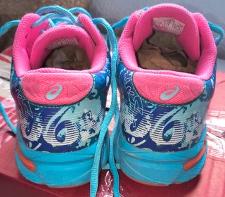 Zapatillas Asics Niña Azul y Rosa