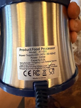 Picadora de carne eléctrica