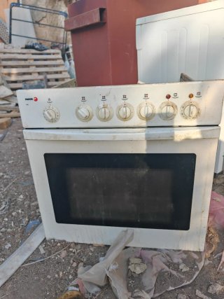 Placa de gas y vitrocerámica horno