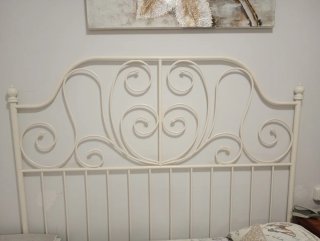 Cabezal  blanco IKEA Para cama 135 -140