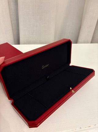 Scatola e controscatola Cartier con fiocco