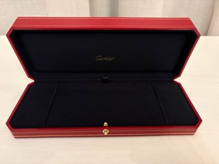 Scatola e controscatola Cartier con fiocco