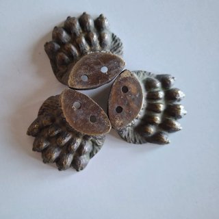 3 GARRAS DE BRONCE ANTIGUAS