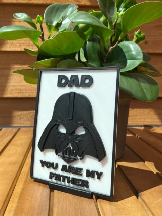 Tarjeta Día del Padre Darth Vader