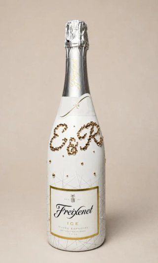 Decoración de Botella Personalizada / Regalo Boda