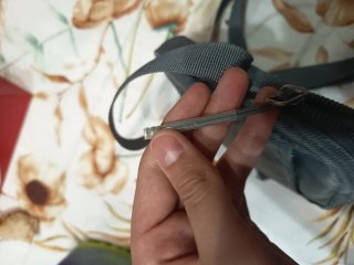 Bolso bandolera Nike Heritage gris
