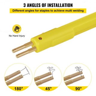 Máquina de soldadura de plástico 220V pistola de grapas caliente kit de reparación de plástico soldador de plástico 600 grapas 3 configuraciones de calor