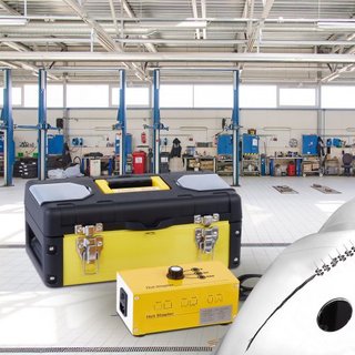 Máquina de soldadura de plástico 220V pistola de grapas caliente kit de reparación de plástico soldador de plástico 600 grapas 3 configuraciones de calor