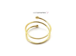 anillo oro 18k con circonita