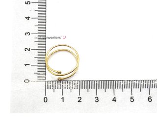 anillo oro 18k con circonita