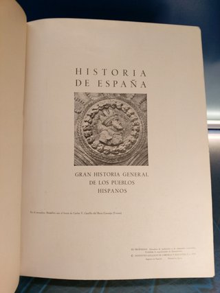 Historia de España. Gran Historia General de los Pueblos Hispanos. Tomo V