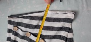 Falda pantalón Pull and Bear rayas