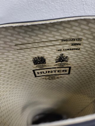 Botas de agua Hunter altas negras