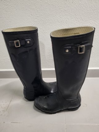 Botas de agua Hunter altas negras