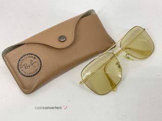 gafas de sol caballero/unisex rayban dorada