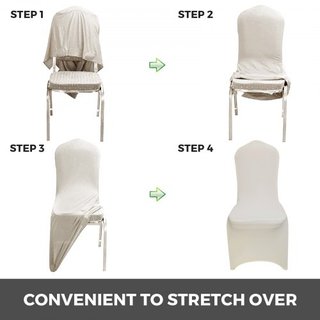 Cubiertas de Silla Plegables de Spandex Elástico, Cubierta de Silla Universal Ajustada, Fundas Protectores Removibles y Lavables, para Bodas, Vacaciones, Banquetes, Fiestas, Celebraciones, Comedor...