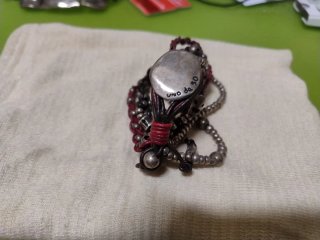 Pulsera UNO de 50 cuero y plata 6 vueltas