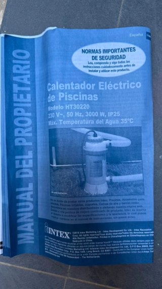 Calentador Eléctrico Piscina HT30220