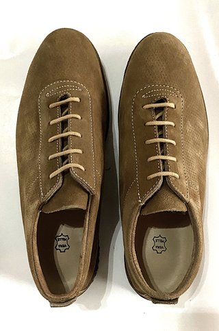 Scarpe nuove scamosciate vera pelle uomo 40
