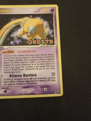Deoxys 18/107 Carta Pokémon