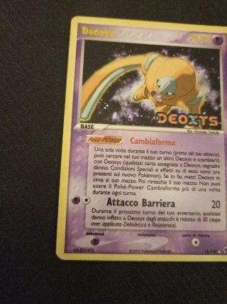 Deoxys 18/107 Carta Pokémon