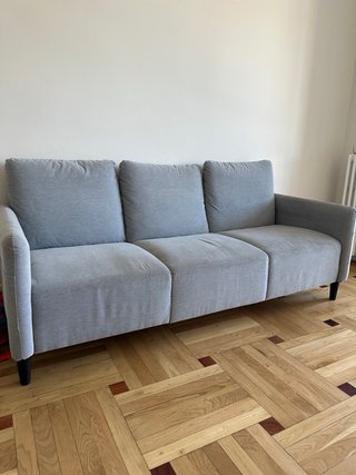 Sofá Ikea Ansgerby 3 plazas gris