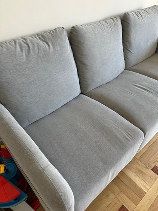 Sofá Ikea Ansgerby 3 plazas gris