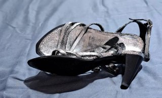 Sandalias plateadas Salvador Bachiller