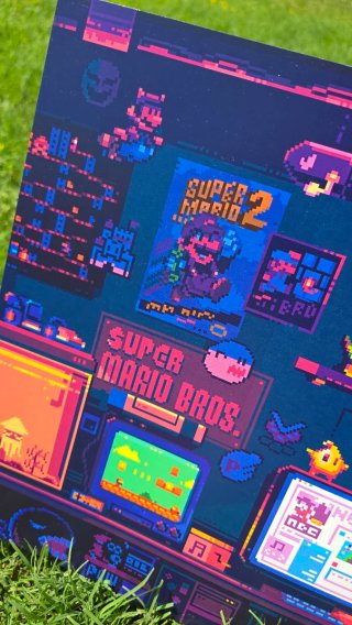 Super Mario Pixel Art