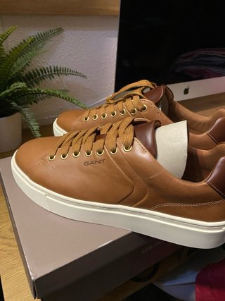 Zapatillas GANT Piel Marrón Hombre