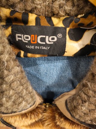 FLOUCLO Chaquetón Beige/Marrón Talla M
