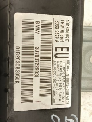 AIRBAG LATERAL DELANTERO IZQUIERDO BMW SERIE 3 BE