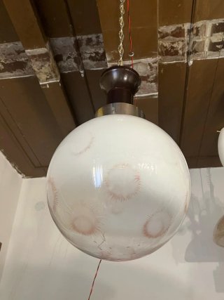 Lampada sospensione anni'70 stile De Majo Murano