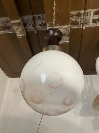 Lampada sospensione anni'70 stile De Majo Murano