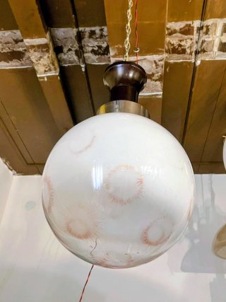 Lampada sospensione anni'70 stile De Majo Murano