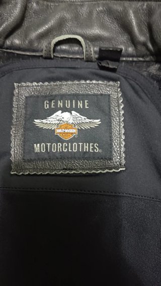 Chaqueta Moto Harley-Davidson Chica Negra/Blanca