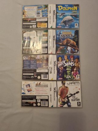Nintendo DS: 1 gioco e tre custodie.