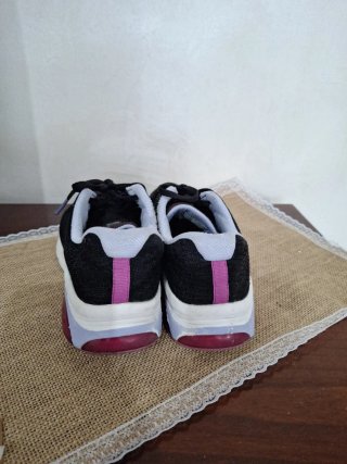 Scarpe da ginnastica donna nere e viola